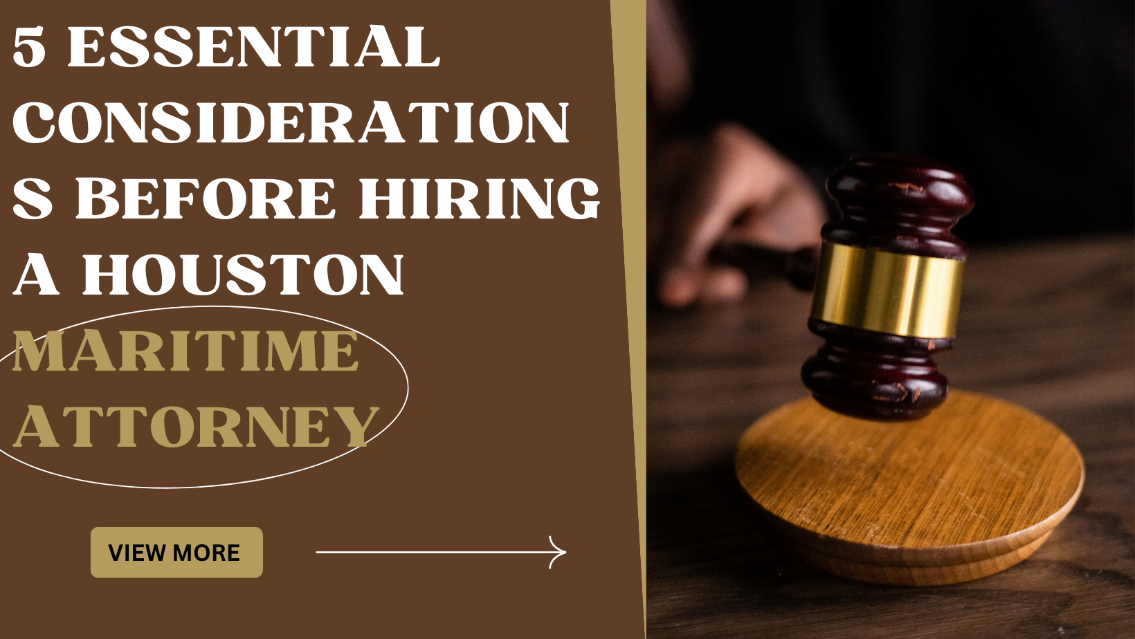5 Essential Considerations Before Hiring a Houston Maritime Attorney